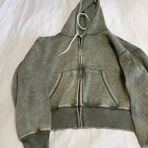 Green Zip-Up jacket